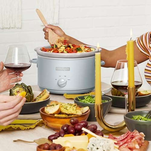 4.5 Quart Manual Slow Cooker – Macaroon Blue - Curated Catalog C4