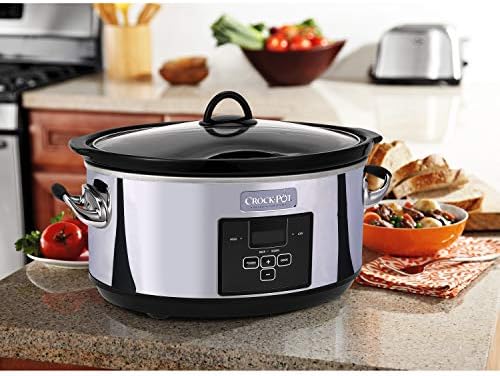 7 Quart Programmable Slow Cooker – Polished Platinum - Curated Catalog Y5