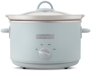 4.5 Quart Manual Slow Cooker – Macaroon Blue - Curated Catalog C4