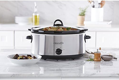 7 Quart Oval Manual Slow Cooker – Stainless Steel - Curated Catalog D6