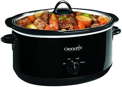 8 Quart Manual Slow Cooker – Black - Curated Catalog W8