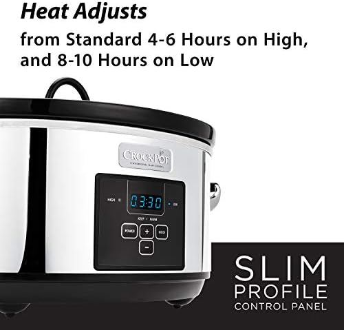 7 Quart Programmable Slow Cooker – Polished Platinum - Curated Catalog Y5