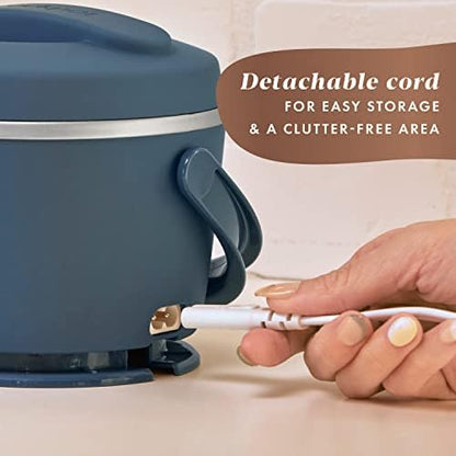 Electric Lunch Box Food Warmer 20oz – Faded Blue - Curated Catalog Y3