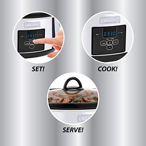 7 Quart Programmable Slow Cooker – Polished Platinum - Curated Catalog Y5