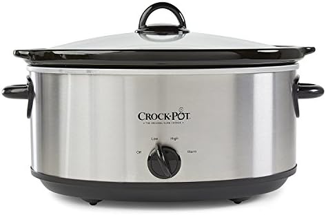 7 Quart Oval Manual Slow Cooker – Stainless Steel - Curated Catalog D6
