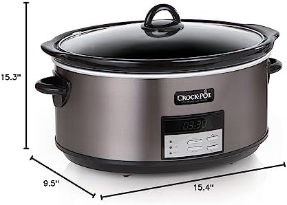 8 Quart Programmable Slow Cooker with Auto Warm - Curated Catalog Q3