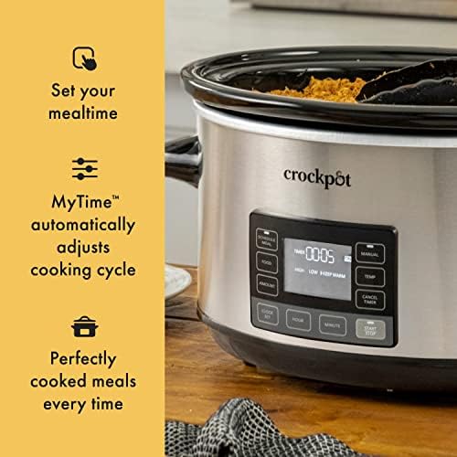 7 Quart Portable Programmable Slow Cooker with Timer - Curated Catalog J6