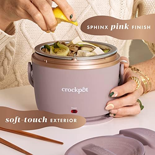 Electric Lunch Box Food Warmer 20oz – Blush Pink - Curated Catalog L6