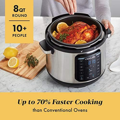 8 Quart Express Crock Multi-Use Pressure Cooker - Curated Catalog E5