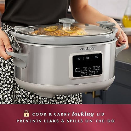 7 Quart Programmable Cook & Carry Slow Cooker - Curated Catalog W9