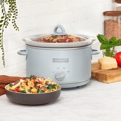 4.5 Quart Manual Slow Cooker – Macaroon Blue - Curated Catalog C4