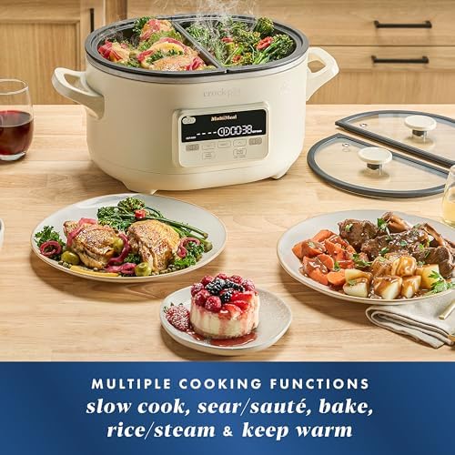 MultiMeal Multicooker with Programmable Slow Cooker - Curated Catalog D0