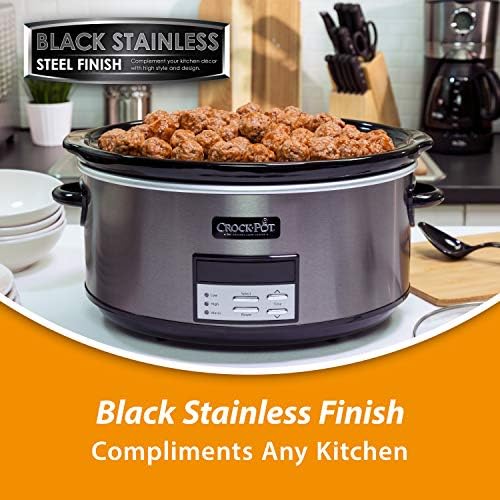 8 Quart Programmable Slow Cooker with Auto Warm - Curated Catalog Q3