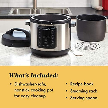 8 Quart Express Crock Multi-Use Pressure Cooker - Curated Catalog E5