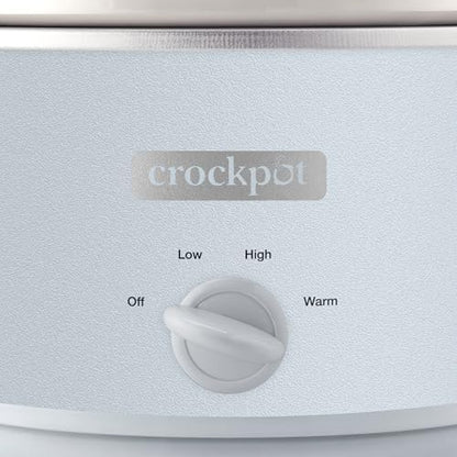 4.5 Quart Manual Slow Cooker – Macaroon Blue - Curated Catalog C4
