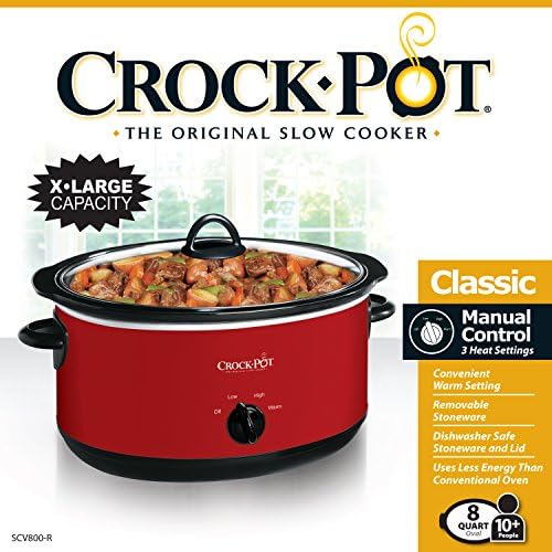 Express Crock 8 Quart Programmable Slow Cooker - Curated Catalog A0