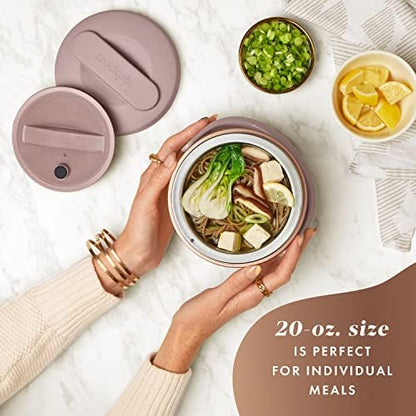 Electric Lunch Box Food Warmer 20oz – Blush Pink - Curated Catalog L6