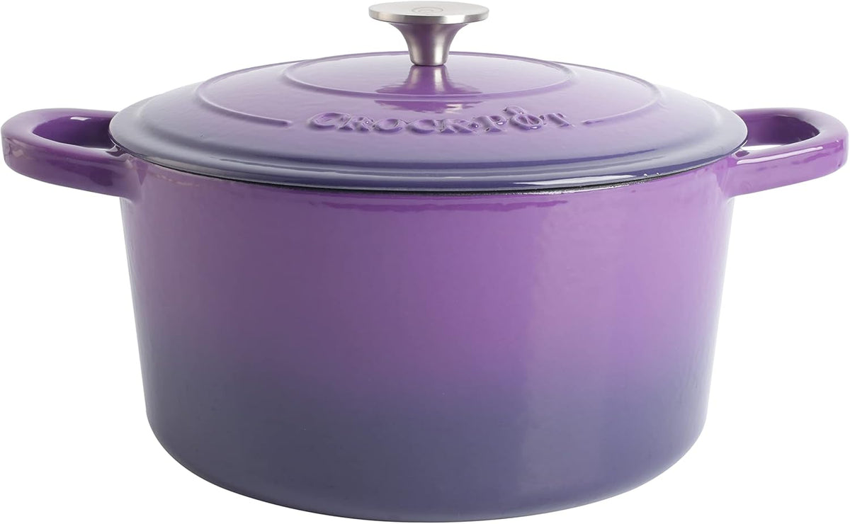 3 Quart Enameled Cast Iron Dutch Oven – Aqua - Curated Catalog O5