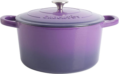 3 Quart Enameled Cast Iron Dutch Oven – Aqua - Curated Catalog O5