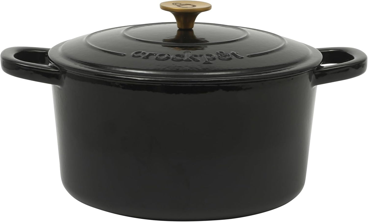 3 Quart Enameled Cast Iron Dutch Oven – Aqua - Curated Catalog O5