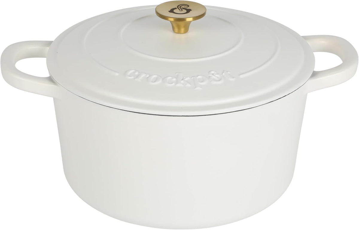 3 Quart Enameled Cast Iron Dutch Oven – Aqua - Curated Catalog U9