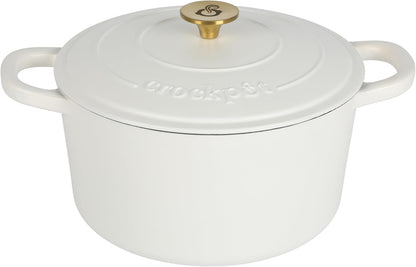 3 Quart Enameled Cast Iron Dutch Oven – Aqua - Curated Catalog O5