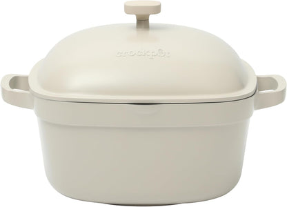 3 Quart Enameled Cast Iron Dutch Oven – Aqua - Curated Catalog U9
