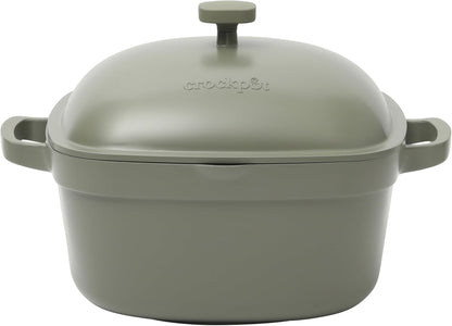 3 Quart Enameled Cast Iron Dutch Oven – Aqua - Curated Catalog U9
