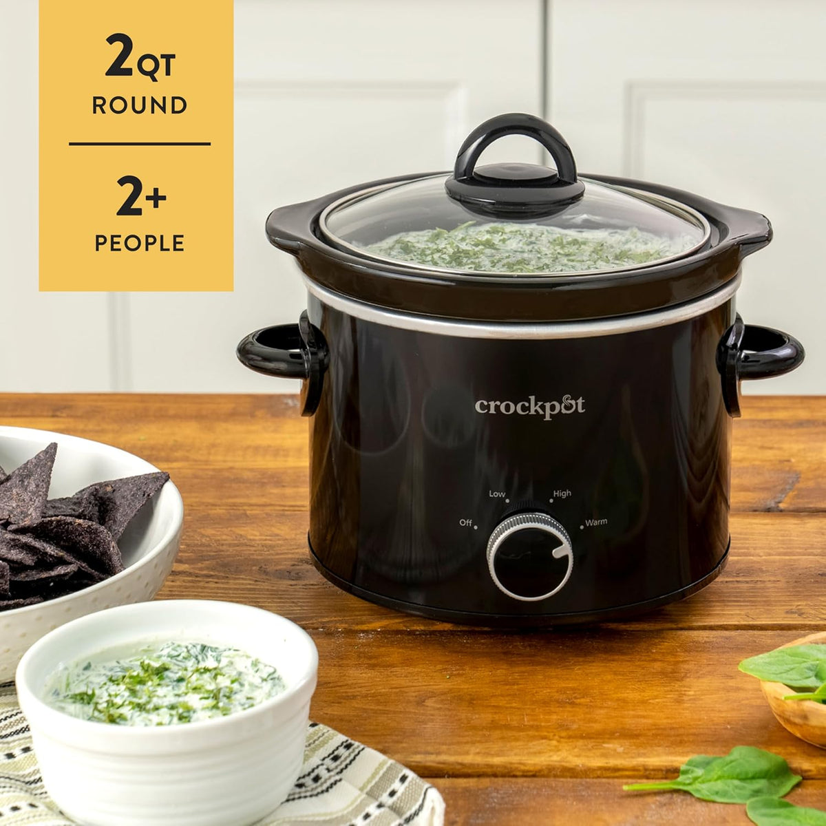 2 Quart Mini Slow Cooker – Classic Compact Cooker - Curated Catalog E8